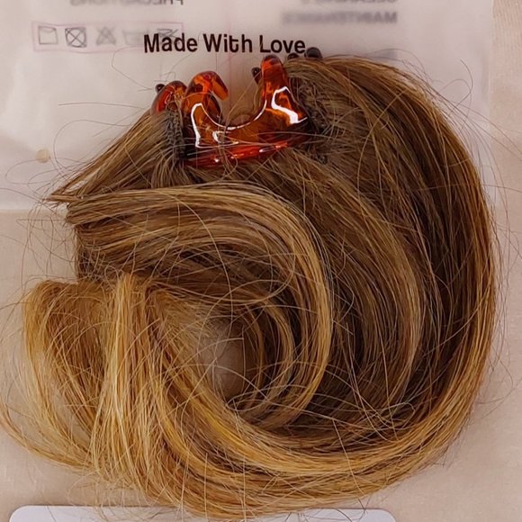 'JUVA~BUN' HAIR STYLING 'CURVED PONYTAIL' SEWN-IN CLAW CLIP - Picture 3 of 16